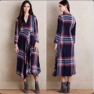 Anthropologie: Isabella Sinclaire Tartan Dress